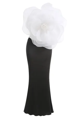 3D Floral Corset and Maxi Skirts