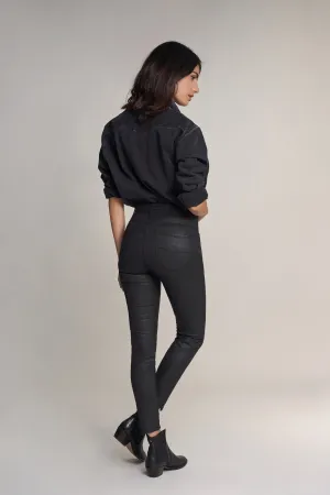 Coated Secret Glamour Capri Push In Jeans