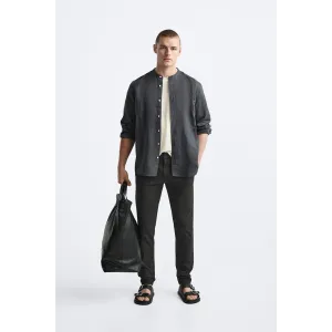 Dark Grey Slim Fit Chinos