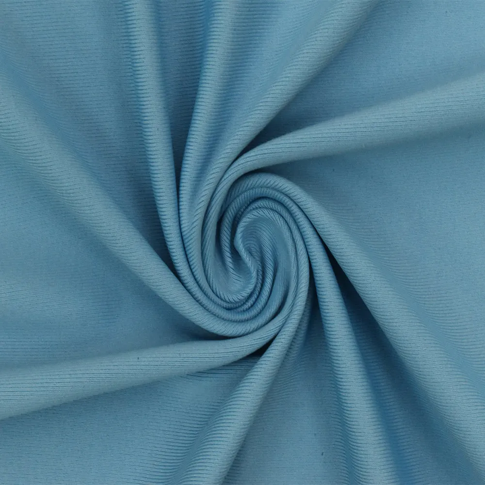 Harbor Blue Solid Stretch Swimwear Tricot Knit Fabric