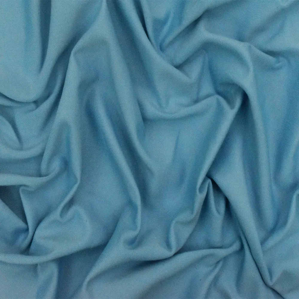 Harbor Blue Solid Stretch Swimwear Tricot Knit Fabric