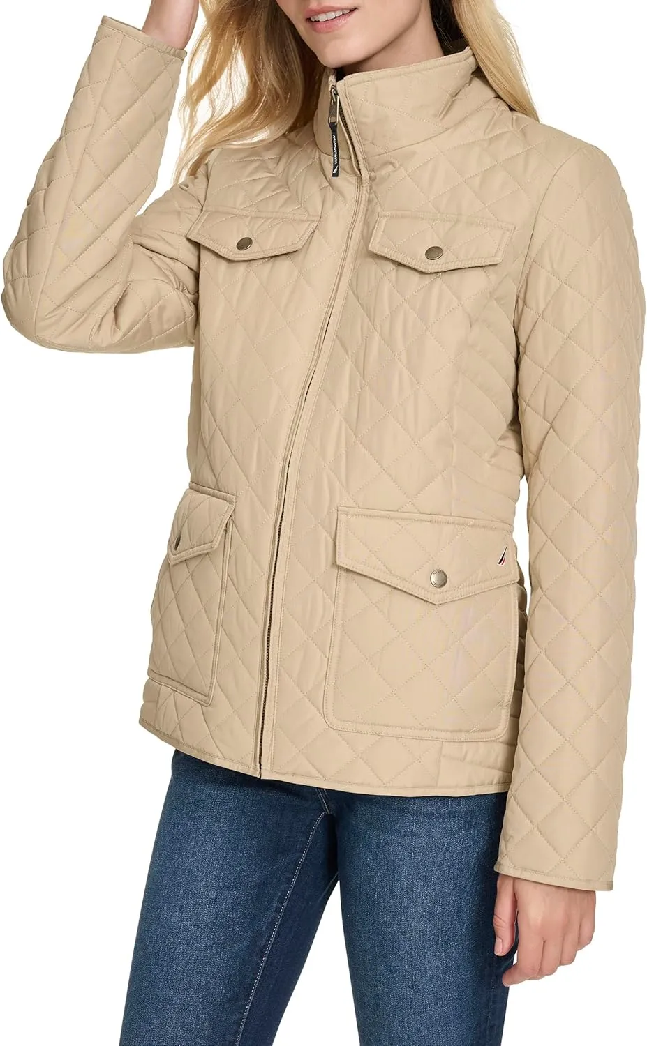 Nautica Women's Barn Outerwear Quilted Jacket