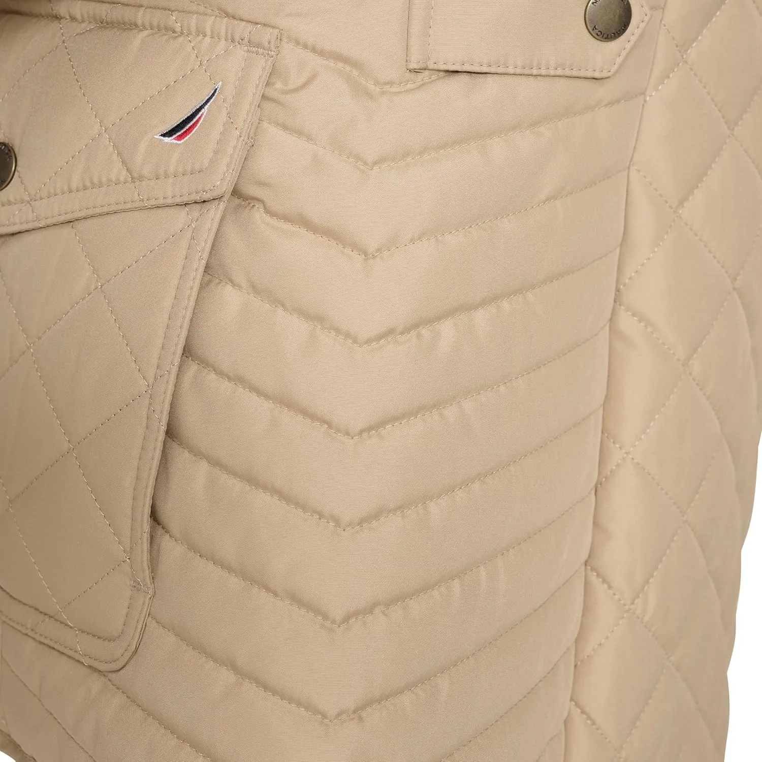 Nautica Women's Barn Outerwear Quilted Jacket