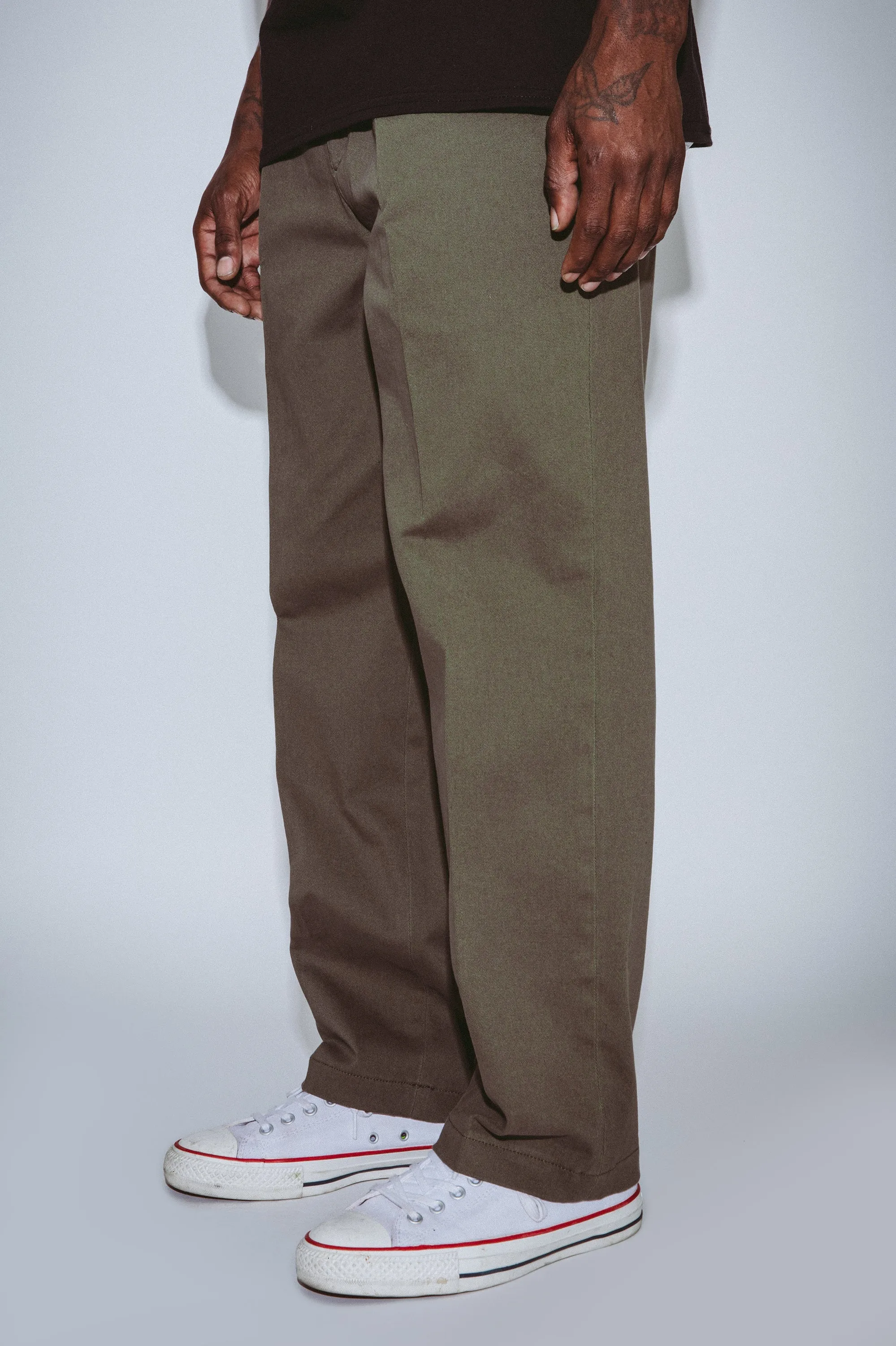 Pleated Chinos