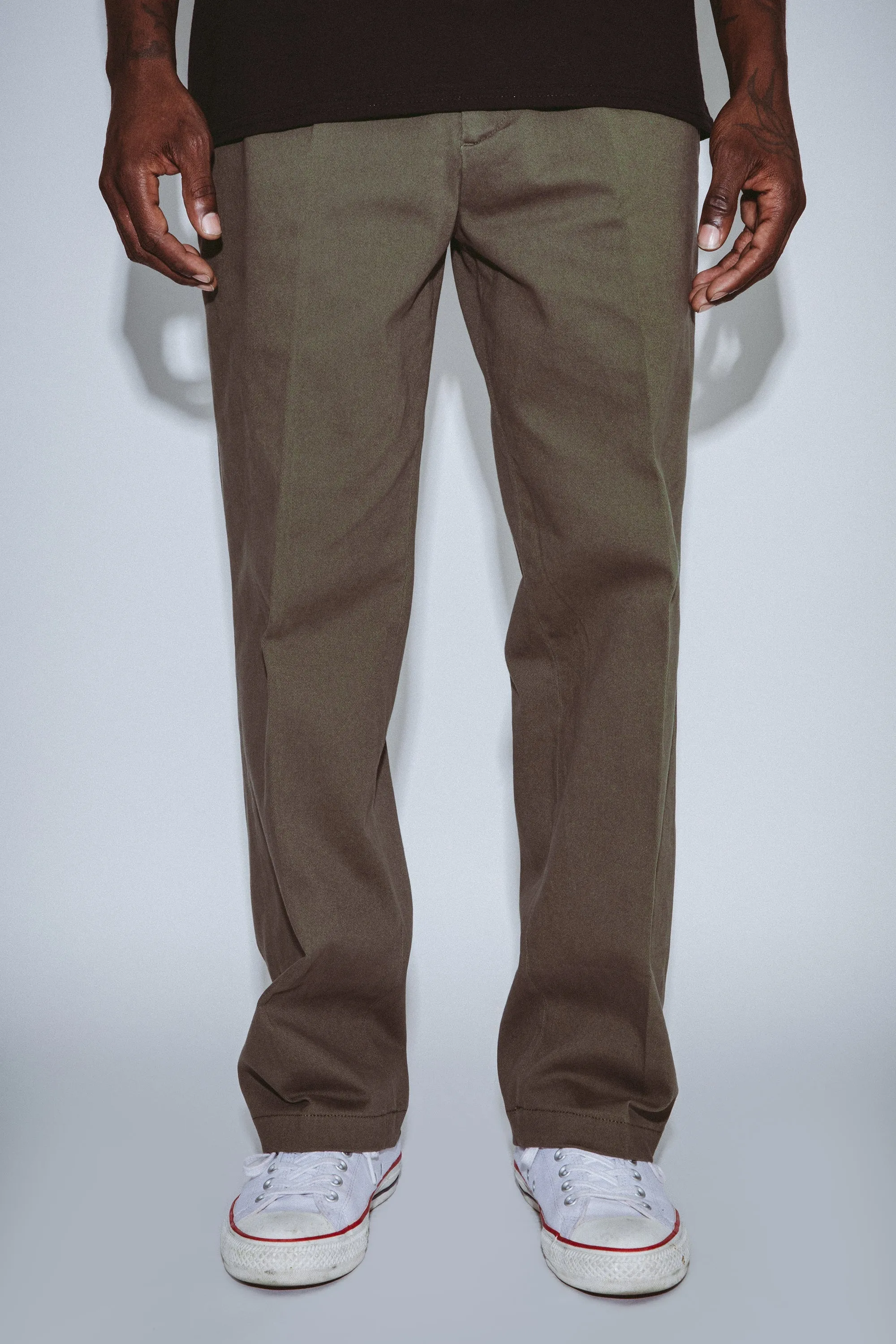 Pleated Chinos